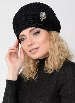 Берет из каракуля 05 c утеплителем, КАЛЯЕВ