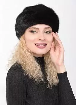 Берет из норки 02, КАЛЯЕВ