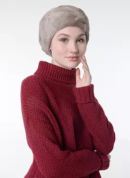 Берет из норки 03 с утеплителем, КАЛЯЕВ