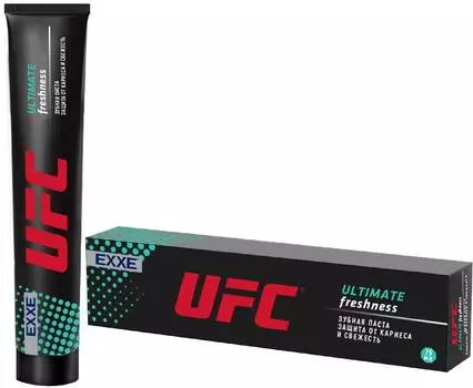 Зубная паста EXXE UFC Ultimate freshness Свежесть и защита от кариеса 75мл