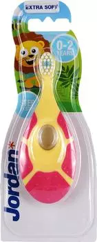 Зубная щетка Jordan Step by Step Extra Soft детская мягкая 0-2 лет