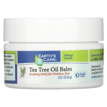 Earth s Care, Бальзам с маслом чайного дерева, 0,12 унции (3,4 г)