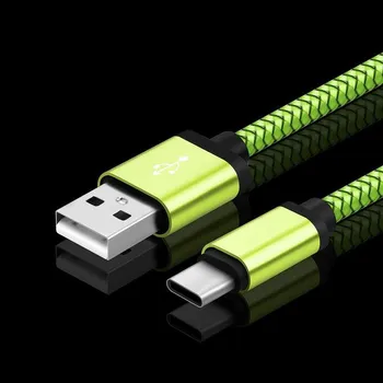 USB Type C Cable 1m 2m Long For Huawei P20 Lite Samsung Galaxy Note 8 9 A3 A5 A7 2017 S8 S10 USB-C USBC Charger Cord Data Cable 0.25m