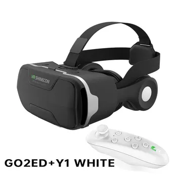Vr Shinecon G02ed Realidade Virtual Vr очки коробка стерео шлем гарнитура дистанционное управление для Ios Android VR очки смартфон G02ED