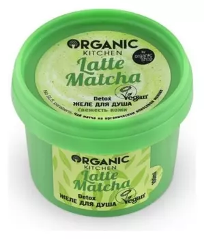Желе-Гель для душа смягчающий Detox Latte matcha