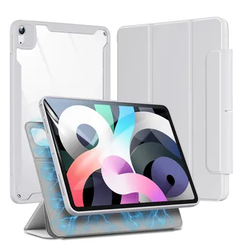 Съемный чехол для iPad Pro 12,9 2021, магнитный чехол для iPad Pro 11 Air 5 Air 4 2021 2020 с подставкой для карандашей Smart Folio Air 4 2020 10.9 чёрный