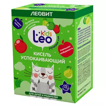 Леовит Лео Кидс Кисель успокаивающий для детей 12 г 5 шт