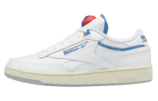 Обувь для скейтбординга Reebok Club C унисекс, White/Blue