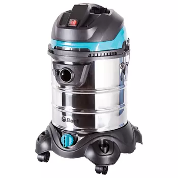 Строительный пылесос Bort BSS-1425-PowerPlus, сетевой, 1.4 кВт, влажная, сухая уборка, объем пылесборника 25 л, мешок, диаметр шланга 3.2 см, длина шланга 2 м, 8 кг (91272270)