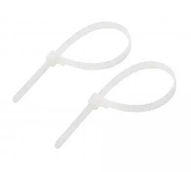 Стяжка Rexant, 8 мм x 200 мм, 100 шт., белый (07-0209)