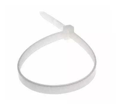 Стяжка Rexant, 8мм x 30см, 100шт., белый (07-0302)