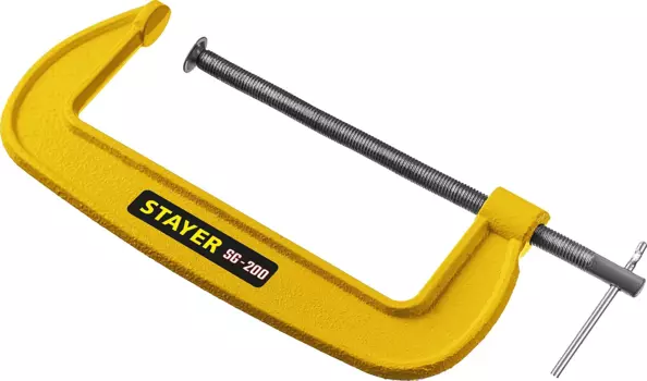 Струбцина G-образная Stayer SG-200, 20 см (3215-200_z02)