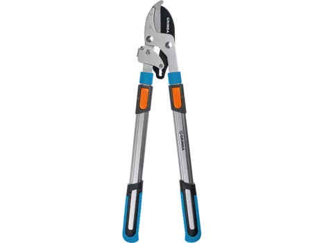 Сучкорез GRINDA PROLine TX-980A, однорычажный, телескопические рукоятки, храповый механизм, макс. диаметр ветвей 4 см (424513)