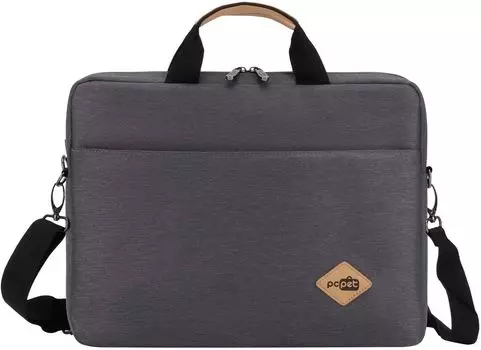 Сумка для ноутбука 15.6" PC PET PCP15A3GY, темно-серый (PCP15A3GY)