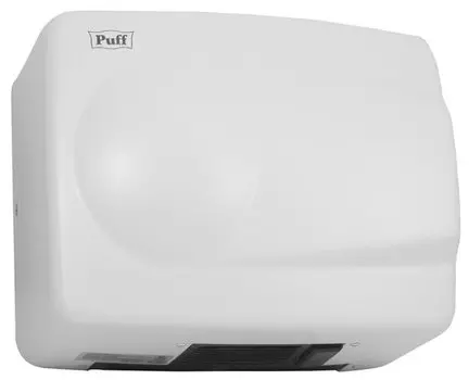 Сушилка для рук Puff 8828W, 1.5кВт, 16 м/с, автовключение, белый