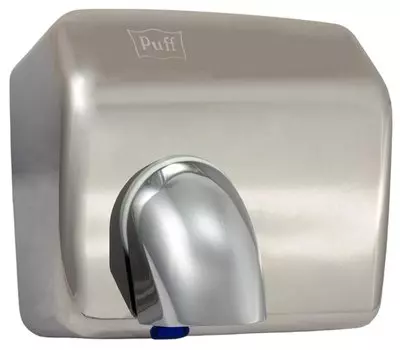 Сушилка для рук Puff, 2.3 кВт, 30 м/с, автовключение, антивандальная, хром