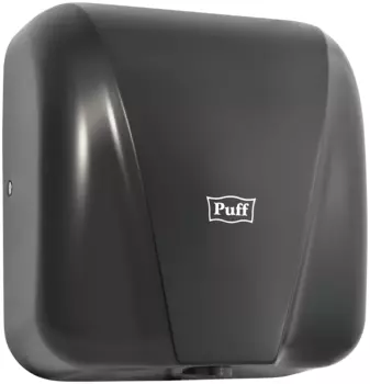 Сушилка для рук Puff 8885, 1.8 кВт, 80 м/с, автовключение, антивандальная, черный (1401.393)