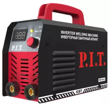 Сварочный аппарат P.I.T. PMI180-C, MMA, инверторный, MMA (10А-180А), 190 В-250 В (PMI180-C)