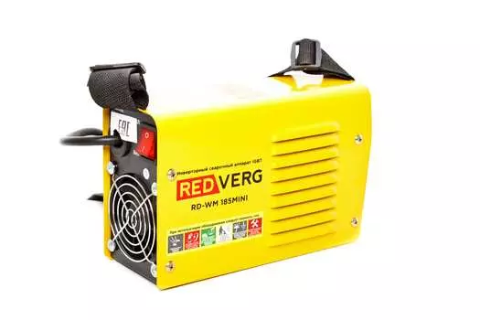 Сварочный аппарат REDVERG, MMA, инверторный, MMA (160A), 250В ( RD-WM 185MINI)