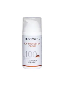 MESOMATRIX / МЕЗОМАТРИКС SUN PROTECTION SPF 100, крем солнцезащитный для лица и тела, увлажняющий, водостойкий, Total Block, 6 фильтров, 100 мл