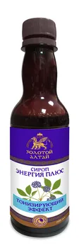 Сироп Золотой Алтай Энергия плюс, 200 мл
