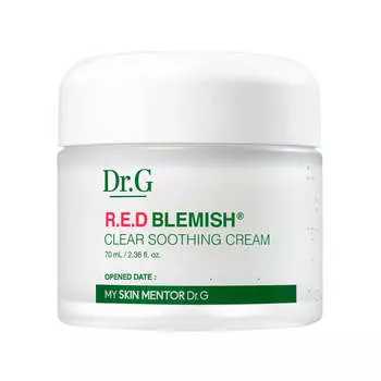 Восстанавливающий крем с 10 видами центеллы Dr.G Red Blemish Clear Soothing Cream