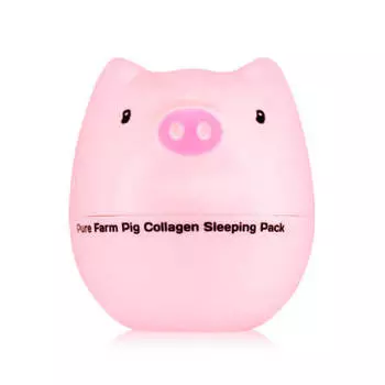 Коллагеновая ночная лифтинг-маска для лица Tony Moly Pure Farm Pig Collagen Sleeping Pack