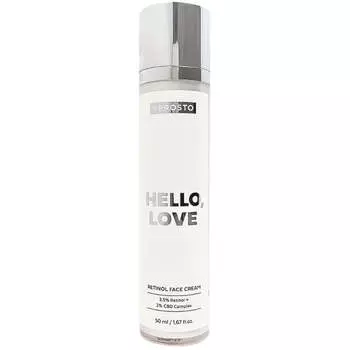 Интенсивный омолаживающий крем с 2,5% ретинола PROSTO HELLO, LOVE Retinol Face Cream