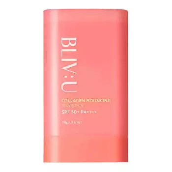 Коллагеновый солнцезащитный стик с пептидами BLIV:U Collagen Bouncing Sun Stick SPF50+PA++++ до 23.01.2026