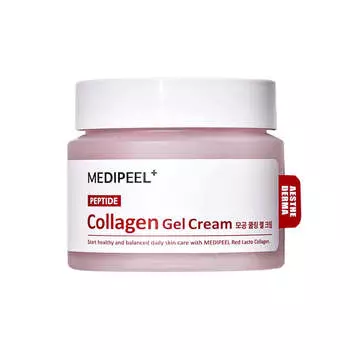 Двойной крем-гель с коллагеном и пептидами MEDIPEEL Red Lacto Collagen Hydro Gel Cream