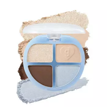 Компактная палетка теней для век colorgram Tintin Dory Eyeshadow Palette 02 Chestnut Dory