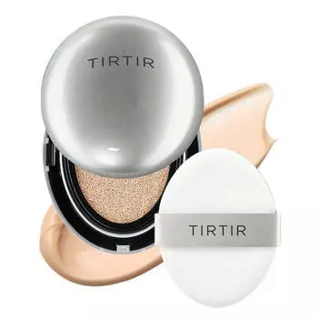 Лёгкий кушон с сияющим финишем TIRTIR Mask Fit Aura Cushion 21N Ivory