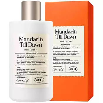 Ламеллярный лосьон для тела с ароматом мандарина Derma:B Narrative Body Lotion Mandarin Till Dawn