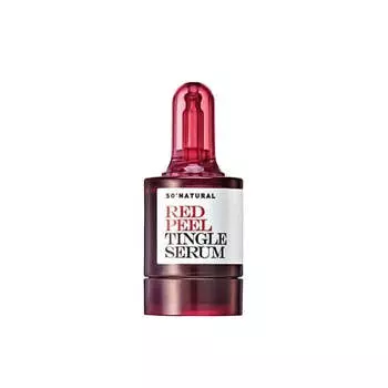 Кислотная сыворотка с тингл-эффектом So Natural Red Peel Tingle Serum 10 мл