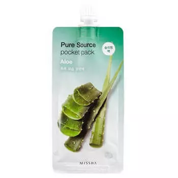 Компактные маски для лица Missha Pure Source Pocket Pack - Алоэ Вера