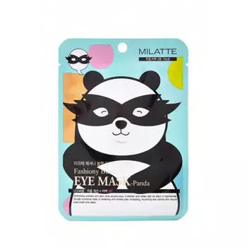Локальная маска от тёмных кругов под глазами Milatte Fashiony Black Eye Mask