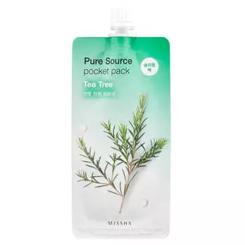 Компактные маски для лица Missha Pure Source Pocket Pack - Чайное дерево
