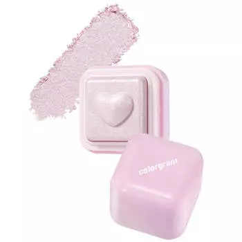Компактный хайлайтер для лица colorgram Milk Bling Heartlighter 02 Pink Heart