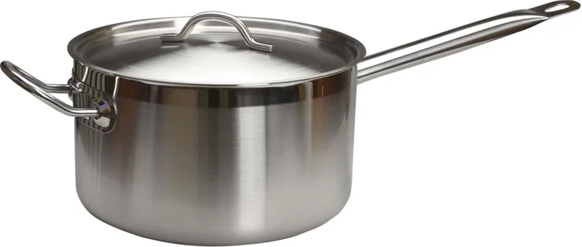 Сотейник 4,0л нерж. d=20см h=12,5см с крышк. тройное дно индукция MGSteel | 19140
