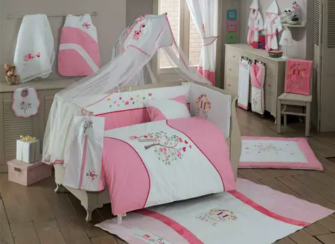 Балдахин серии Sweet Home, 150 х 450 см, розовый