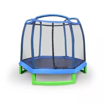 Батут с защитной сеткой Perfetto Sport 7", диаметр 2,1 м.