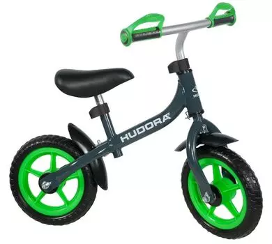 Беговел Laufrad Bikey 3.0 Boy, 10", grau/gr?n