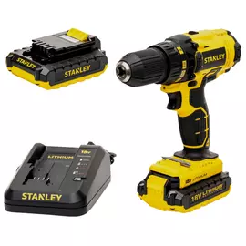 дрель-шуруповерт STANLEY SCD20S2K-RU 18В Li-lon 1,5Ач 2 аккумулятора