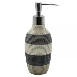 дозатор для жидкого мыла VITARTA Fabric полирезин пластик серый