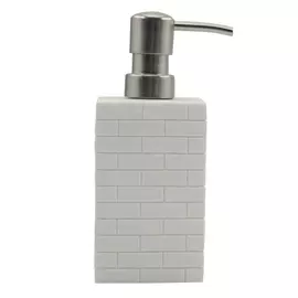 дозатор для жидкого мыла VITARTA Wall полирезин пластик белый