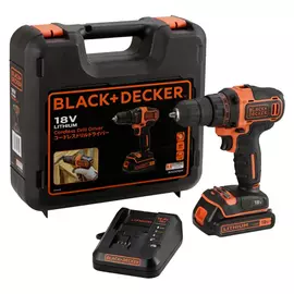 дрель-шуруповерт BLACK&amp;DECKER BDCDD186K1B-QW 18В Li-Ion 1,5Ач 2 аккумулятора