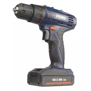 дрель-шуруповерт FERM CDM1120 18В Li-ion 1,5Ач 2 аккумулятора