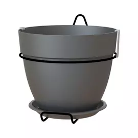 Кашпо Artevasi Capri Campana настенное антрацит 20х21х21 см