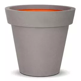 КАШПО CAPI TUTCH VASE RIM 48X48X44см серый (KGR100)