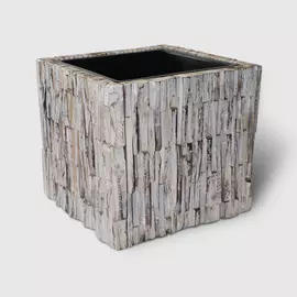 Кашпо Edelman garden Conway коричневое 35x35х32см